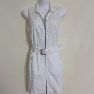 TORY BURCH Sleeveless white dress  - size 6